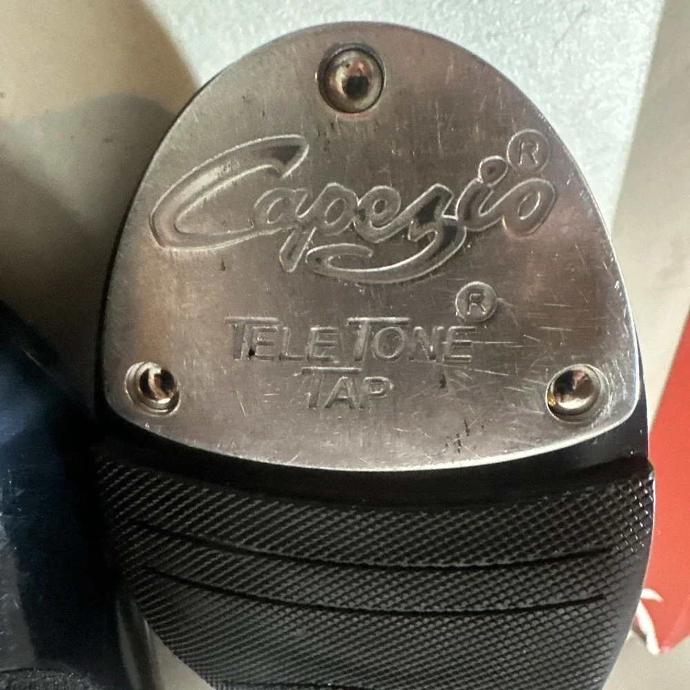 Capezio N625C Girls Size 13W Jr. Tyette Black Tele Tone Tap Shoes